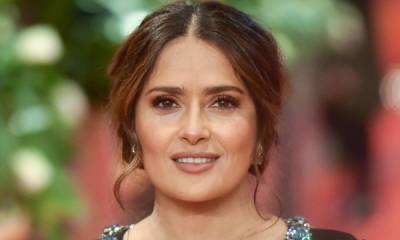 Salma Hayek's iconic hairstyle looks totally different in must-see throwback photo - hellomagazine.com