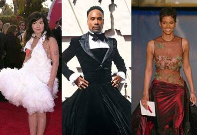 Swans, backless suits and a tuxedo dress: The most groundbreaking Oscars outfits of all time - www.msn.com - Los Angeles