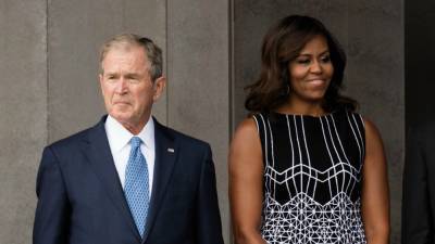 George W. Bush Says His Friendship With Michelle Obama Mostly Consists of Cracking Jokes - www.etonline.com