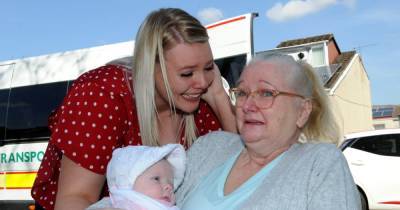 Tears of joy as woman who spent 121 days in hospital returns home to meet granddaughter for the first time - www.dailyrecord.co.uk