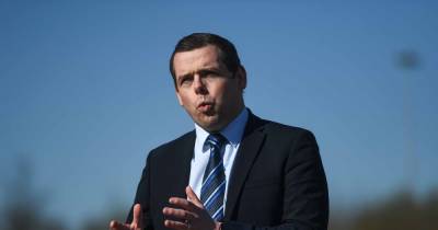 Scottish Election 2021: Douglas Ross claims he 'can stop SNP majority' by delivering 'positive message' - www.dailyrecord.co.uk - Scotland - county Ross - county Douglas