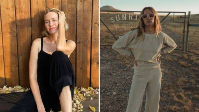 Noami Watts, Jemima Kirke Sweat It Out in Suzie Kondi Track Suits - variety.com