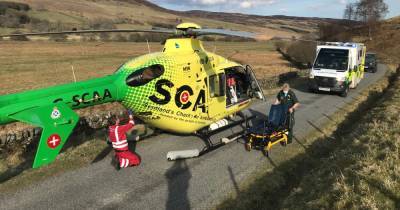 Scots biker crawls up hill ‘with broken leg’ after horror crash in remote glen - www.dailyrecord.co.uk - Scotland