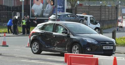 Heavy delays as person taken to hospital after crash in north Manchester - www.manchestereveningnews.co.uk - Manchester