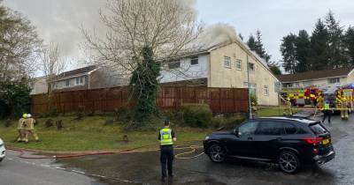 BREAKING: Emergency services deal with fierce house fire - www.dailyrecord.co.uk - Scotland