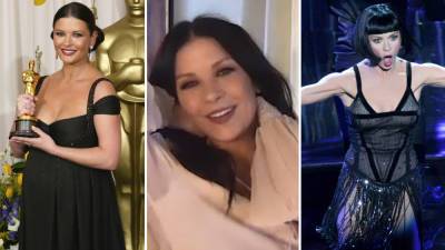 Catherine Zeta-Jones Relives Her Oscar Performances, Including Her Pregnant Duet With Queen Latifah - variety.com