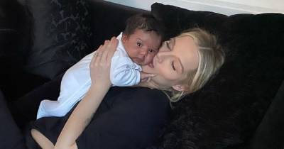 Helen Flanagan shares adorable photos as she celebrates her son turning a month old - www.manchestereveningnews.co.uk