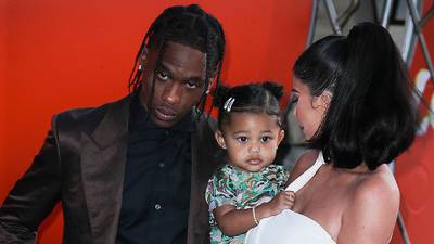 Stormi Webster, 3, Is So Cute Making Cookies With Dad Travis Scott In A Sparkly Red Dress — Watch - hollywoodlife.com - county Scott - county Travis