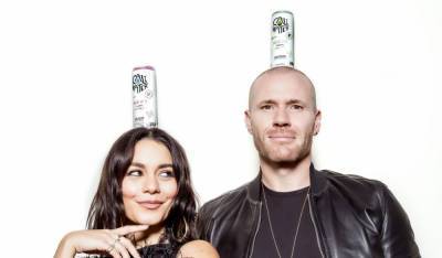 Vanessa Hudgens Teams Up with BFF Oliver Trevena to Launch Caliwater! - www.justjared.com