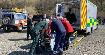 Miracle escape for injured Scots mountain biker as helmet 'saves his life' - www.dailyrecord.co.uk - Scotland