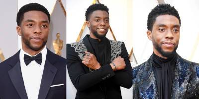 Oscars Red Carpet: Look Back at Chadwick Boseman's Past Appearances - www.justjared.com