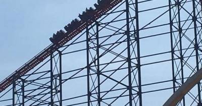 Thrill-seekers forced to walk down rollercoaster steps after The Big One at Blackpool Pleasure Beach broke down - www.manchestereveningnews.co.uk