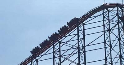 Blackpool Pleasure Beach Big One rollercoaster evacuated forcing riders to climb down - www.dailyrecord.co.uk