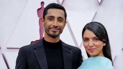 Riz Ahmed and Wife Fatima Farheen Mirza Make Stylish Red Carpet Debut at 2021 Oscars - www.etonline.com - Britain