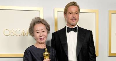 Yuh-Jung Youn Flirts With Brad Pitt, Emerald Fennell Gives Zack Morris a Shout-Out, and More Must-See Moments from the 2021 Oscars - www.usmagazine.com - Australia - Britain - Hollywood - Germany - city Tinsel