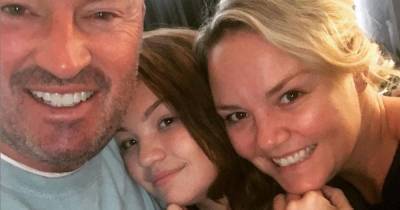 EastEnders' Charlie Brooks says her ex lives in the flat upstairs so they can raise daughter together - www.ok.co.uk