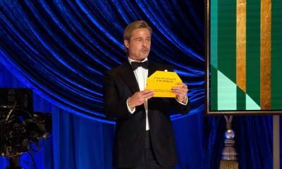 Brad Pitt’s messy man bun proved to be the ultimate winner at last night’s Oscars - us.hola.com - Los Angeles