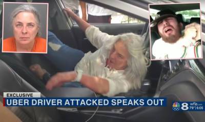 Florida Nurse Chokes & Then Bites Uber Driver In VICIOUS Unprovoked Attack! - perezhilton.com - Florida - city Tampa - county Storey
