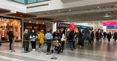 Dozens queue up for Primark as Lanarkshire shopping centre opens its doors again - www.dailyrecord.co.uk