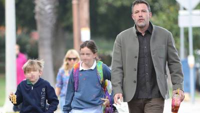 Ben Affleck Reunites With His Son Samuel, 9, Daughter Seraphina, 12 After Wrapping New Movie - hollywoodlife.com - Boston