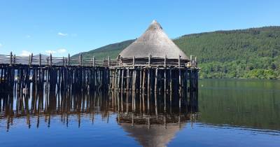 New Crannog museum will position three thatched loghouses out on the water of Loch Tay - www.dailyrecord.co.uk - Scotland - Centre