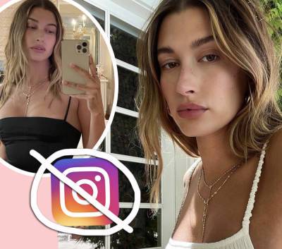 Hailey Bieber Says Instagram Hate Got So Bad, She Has Someone Else Run Her Account Most Of The Time! - perezhilton.com