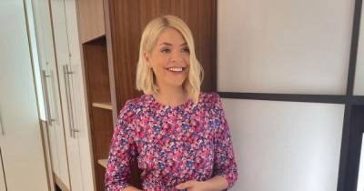 Holly Willoughby wows viewers in affordable £52 floral dress on This Morning – get her exact look here - www.ok.co.uk
