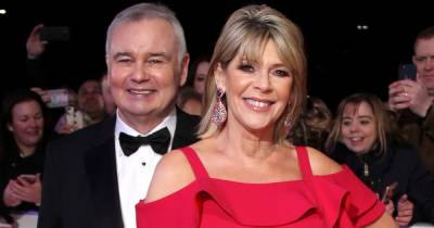 Ruth Langsford cosies up to Eamonn Holmes as they prepare to give marriage advice to Stacey Solomon and Joe Swash - www.ok.co.uk