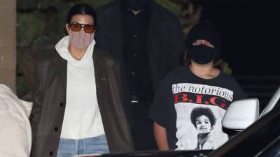 Kourtney Kardashian’s Son Mason, 11, Is Nearly The Same Height As Her As They Head To Dinner - hollywoodlife.com - Malibu
