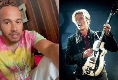 Lewis Hamilton was once sent two beautiful guitars as a gift, with no note. They were from David Bowie - www.msn.com