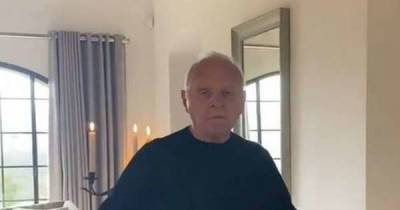 Oscar winner Anthony Hopkins has been dancing with Salma Hayek in Wales - and eating Greggs - www.msn.com