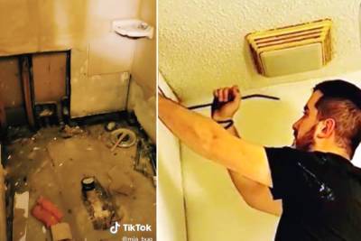Couple discovers hidden bathroom during home renovation - nypost.com - Oklahoma