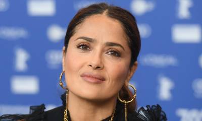 Salma Hayek stuns with natural hair in celebratory video with Anthony Hopkins - hellomagazine.com - Mexico