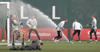 Five things spotted in Man United training ahead of Roma as De Gea and Henderson love Lee Grant moment - www.manchestereveningnews.co.uk - Britain - Manchester
