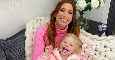 Stacey Solomon shares clever £45 touch-sensitive hexagonal wall lights that are a hit with youngest son Rex - www.ok.co.uk