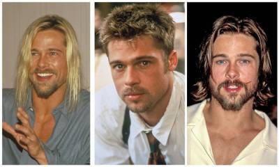 The Evolution of Brad Pitt’s Hairstyles Throughout the Years - us.hola.com - Hollywood
