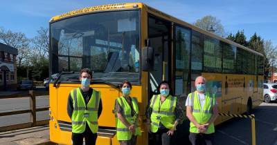 School bus turned mobile testing unit helping Stockport on journey out of Covid restrictions - www.manchestereveningnews.co.uk