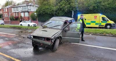 Road shut after crash in Blackley - www.manchestereveningnews.co.uk - Manchester
