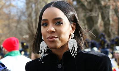 Kelly Rowland has her exercise wear inside out in hilarious video - hellomagazine.com