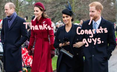 Prince Harry & Meghan Markle ‘Privately Congratulated’ William & Kate On 10th Wedding Anniversary - perezhilton.com