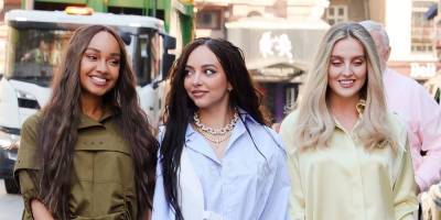 Little Mix Hold Hands as They Step Out as a Trio - www.justjared.com - London
