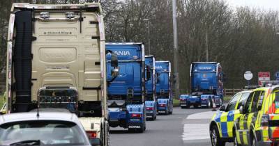 Why hundreds of trucks were driven in huge convoy along the M60 today - www.manchestereveningnews.co.uk