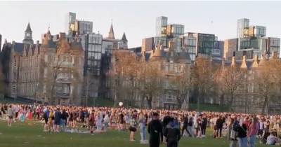 'Mass brawls' break out in Edinburgh Meadows as police officer reportedly injured after thousands of revellers party in park - www.dailyrecord.co.uk