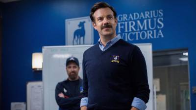 SAG Awards: Jason Sudeikis Thanks 'Ted Lasso' Cast for First-Time Win - www.hollywoodreporter.com - county Levy