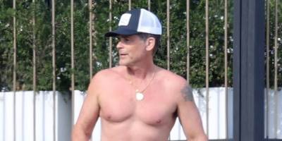 Rob Lowe Shows Off His Shirtless Figure as He Plays Golf By the Ocean! - www.justjared.com - Santa Barbara