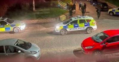 'Armed police' swarm Scots road amid ongoing incident - www.dailyrecord.co.uk - Scotland