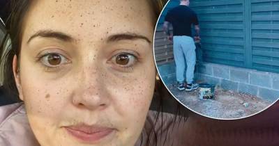 Jacqueline Jossa gets covered with paint and shares renovation update - www.msn.com