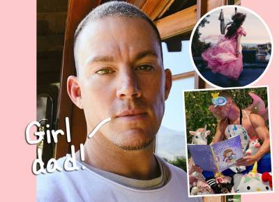 Channing Tatum Reveals How He Overcame His Fear Of Being A Girl Dad: 'I Paint My Face, I Wear Tutus' - perezhilton.com