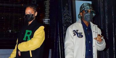 Rihanna & Boyfriend A$AP Rocky Go to Dinner Together in NYC - www.justjared.com - New York