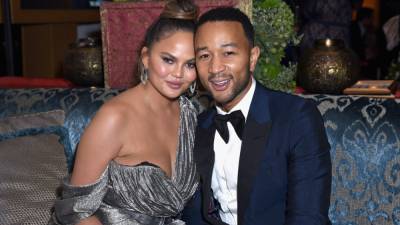 Chrissy Teigen and John Legend Have No Time for ‘Be a Man’ Talk With Their Son, Miles - www.glamour.com